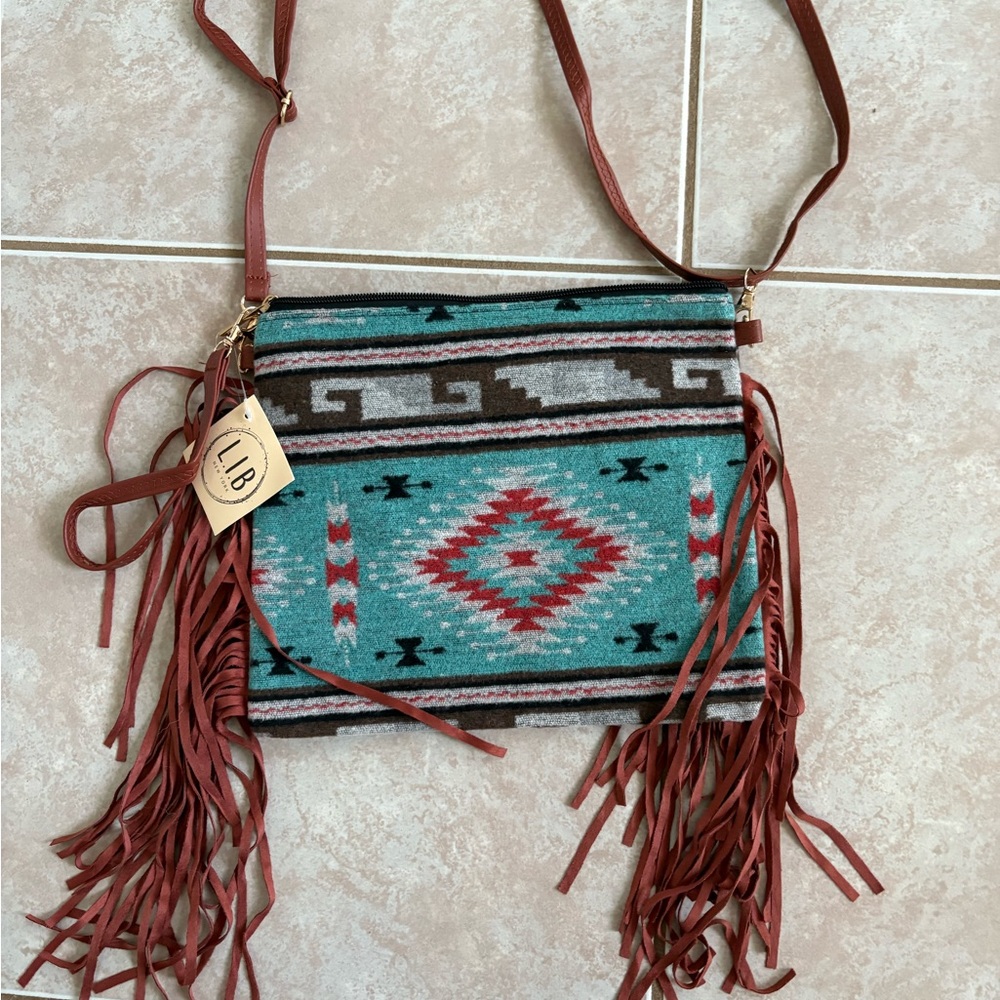 L.I.B New York Aztec Crossbody